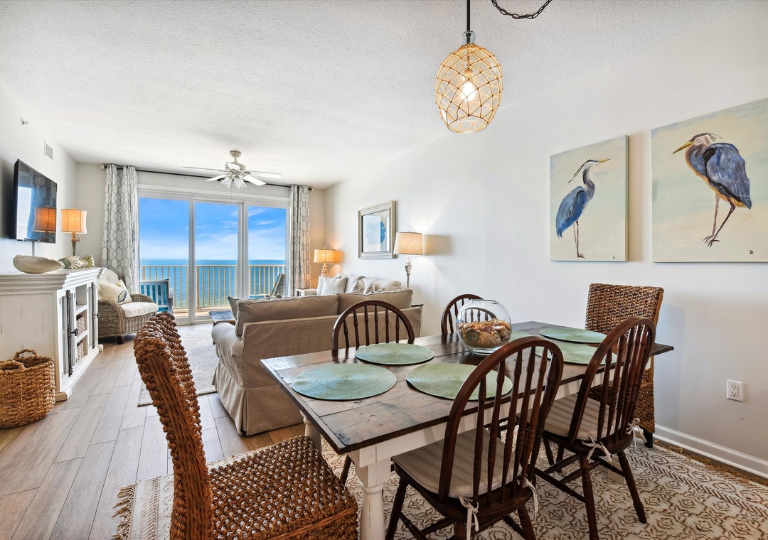 Windemere 706 Dining Room and Living Room