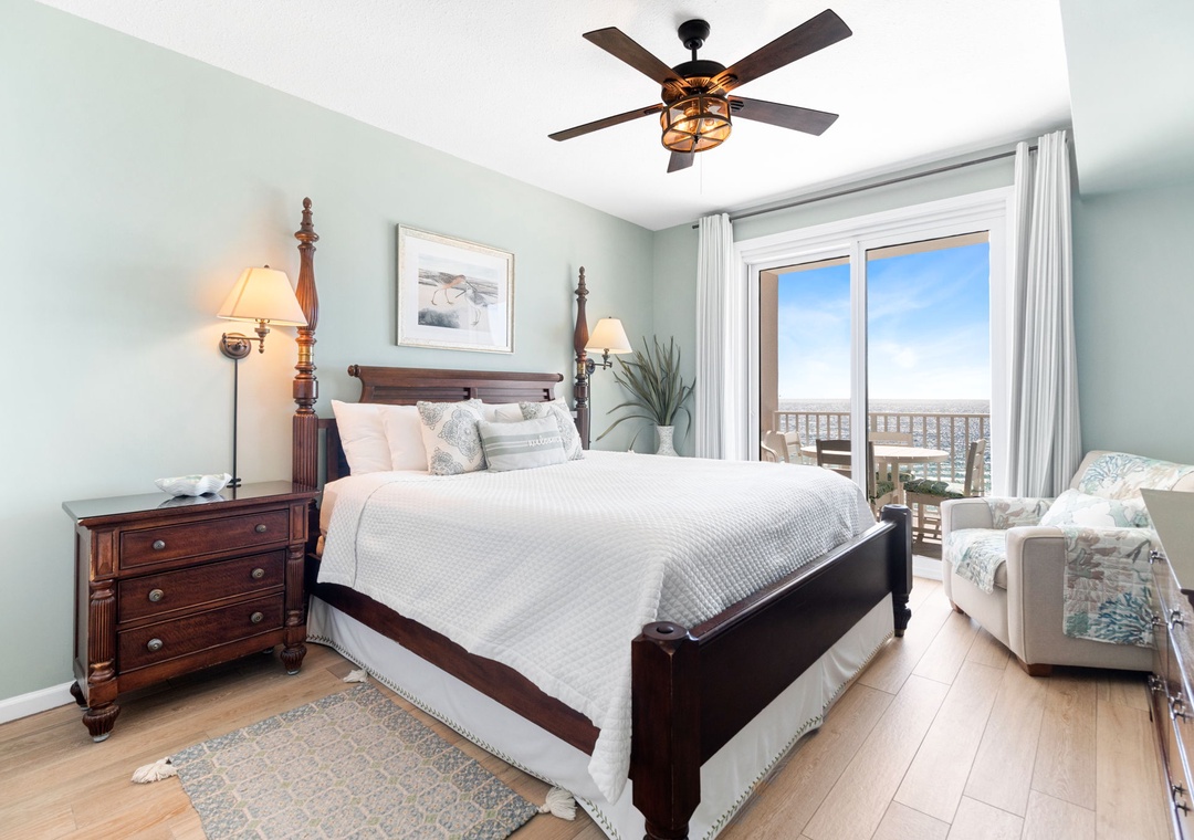 Windemere 706- Bedroom 1 & Balcony View