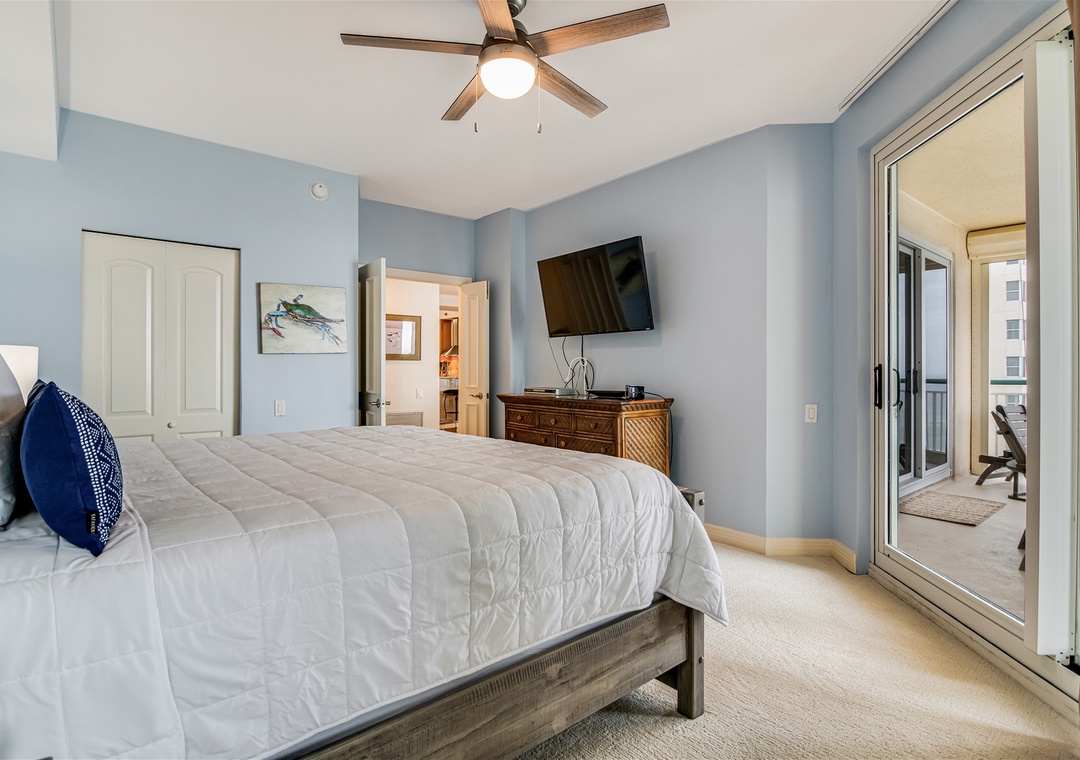 Beach Colony West PH2B Master Bedroom with Balcony