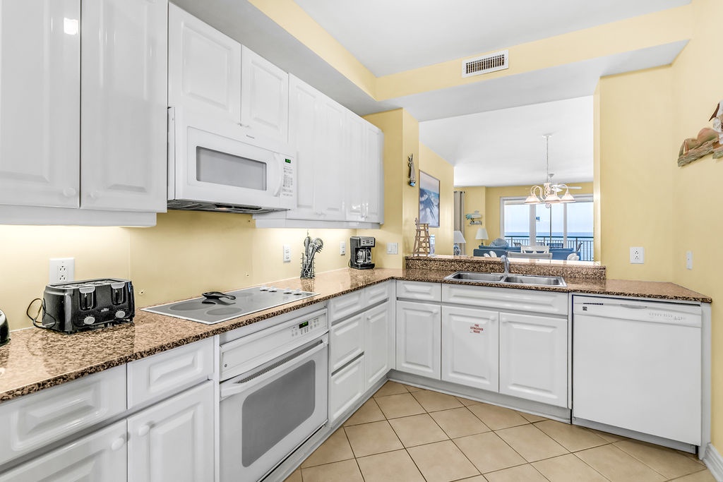 Kitchen View to Dining Room