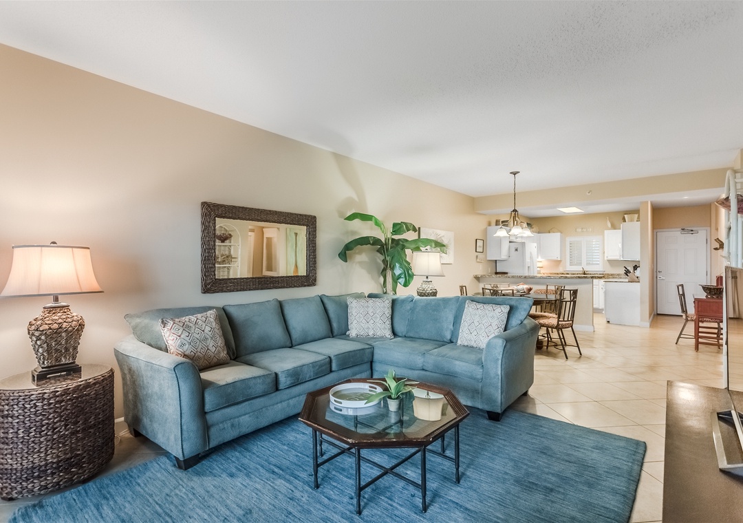 Sandy Key 131 Living Room and Dining Room