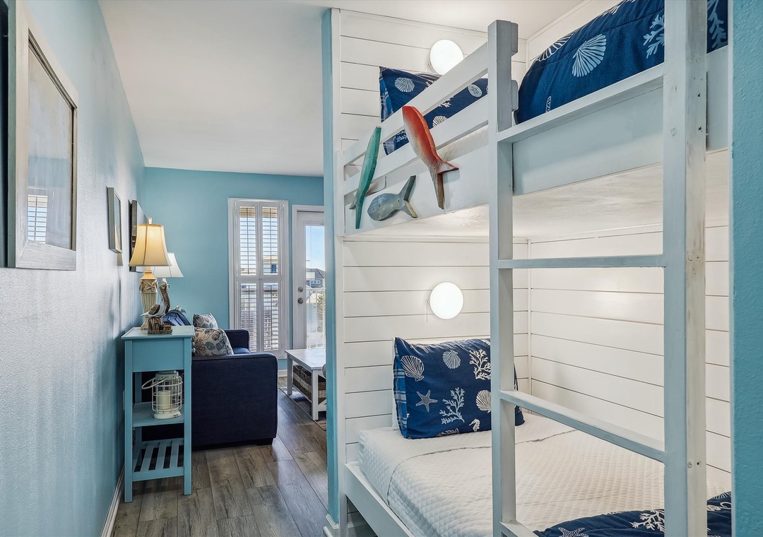 Grand Caribbean 410E Bunk Beds and Living Room