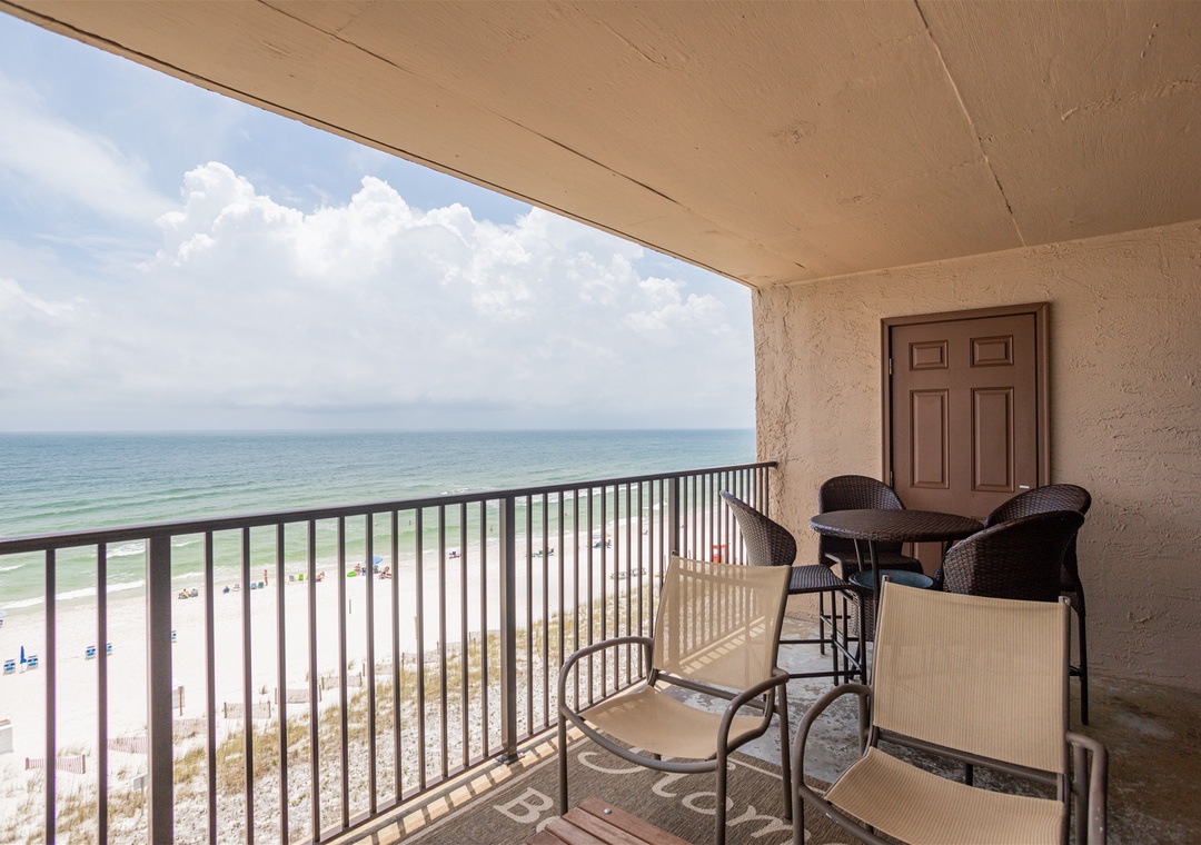 Ocean Breeze East 601 Balcony with Expansive Views