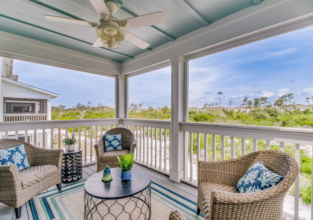 Lost Key Sugar Dune Retreat Balcony Overlooking Trees