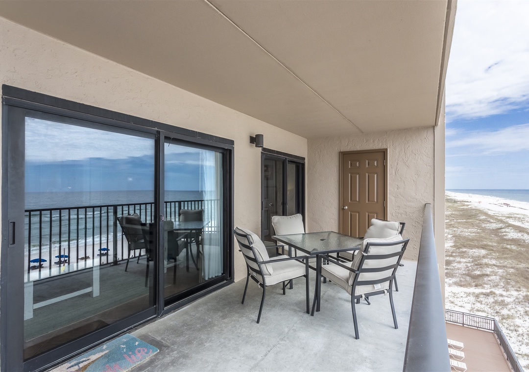Ocean Breeze West 502 Balcony with Expansive Views