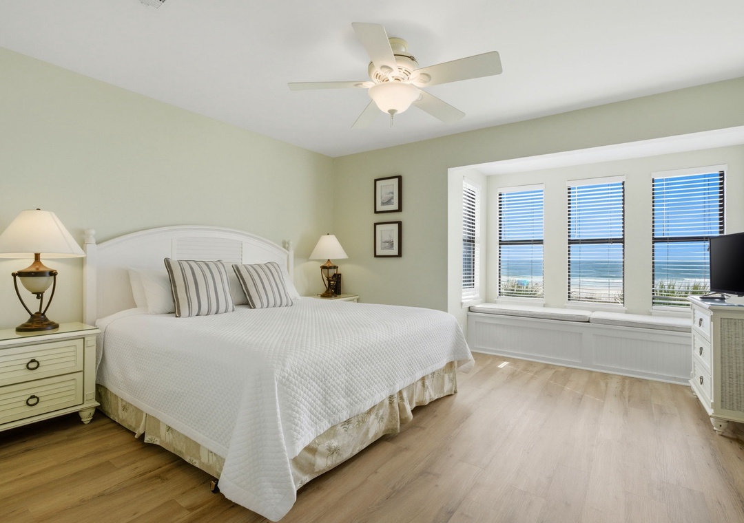 Molokai Village A3- Bedroom 1 View of Gulf