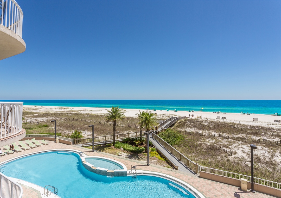 Spanish Key Beach Resort Aerial Of Pool And Beach