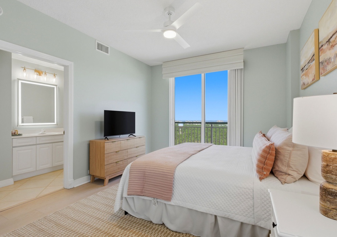 Beach Colony E13A- Bedroom 3, TV & Balcony
