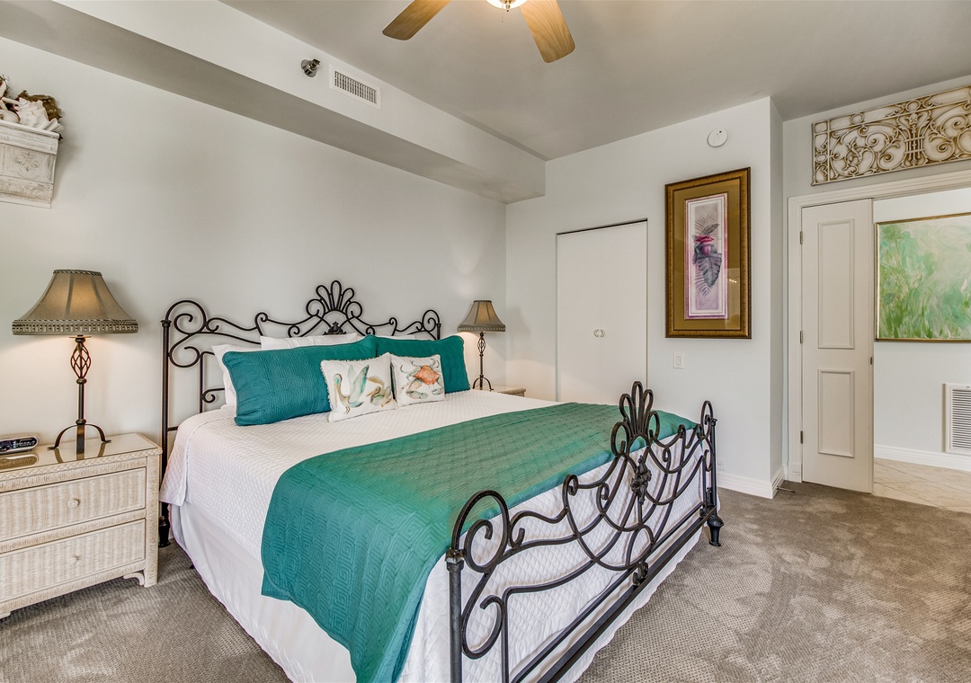 Beach Colony West 9B Master Bedroom King Bed