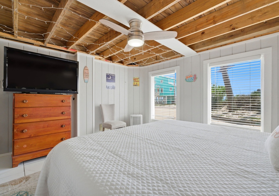 Seaswept- Bedroom 4 with TV View