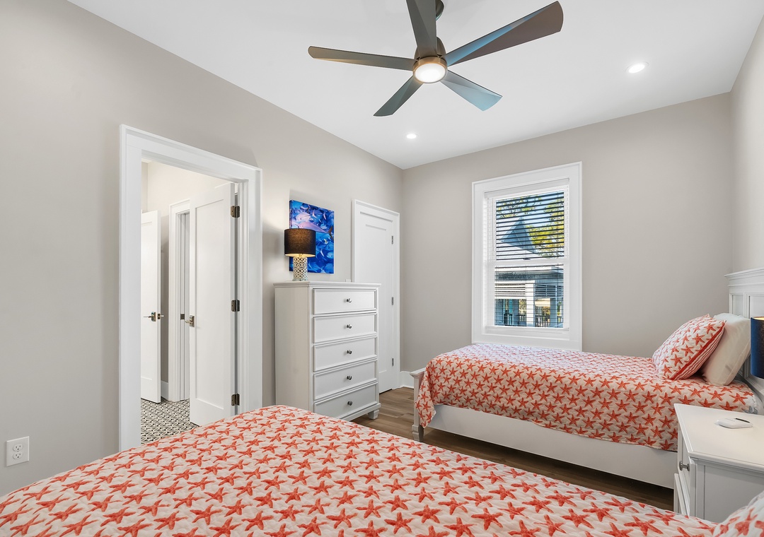 1130 Water Oaks Cir - 2nd Floor - Bedroom 3 & View to Bathroom 3