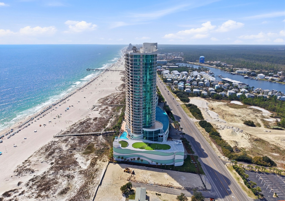 Turquoise Place 1108C- Aerial View of Turquoise Place Toward the West