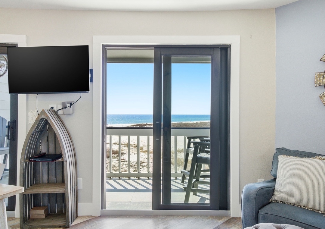 Regatta Condo 201A- View to Gulf from Balcony