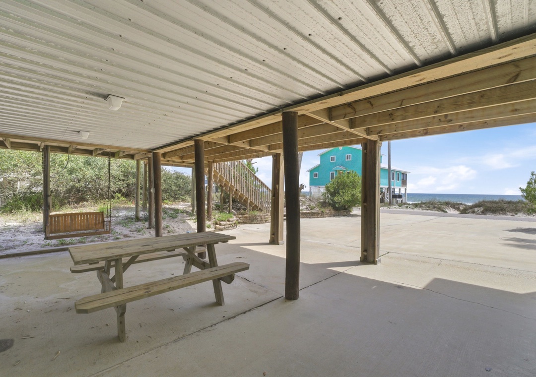 Seaswept- Covered Area Under Property