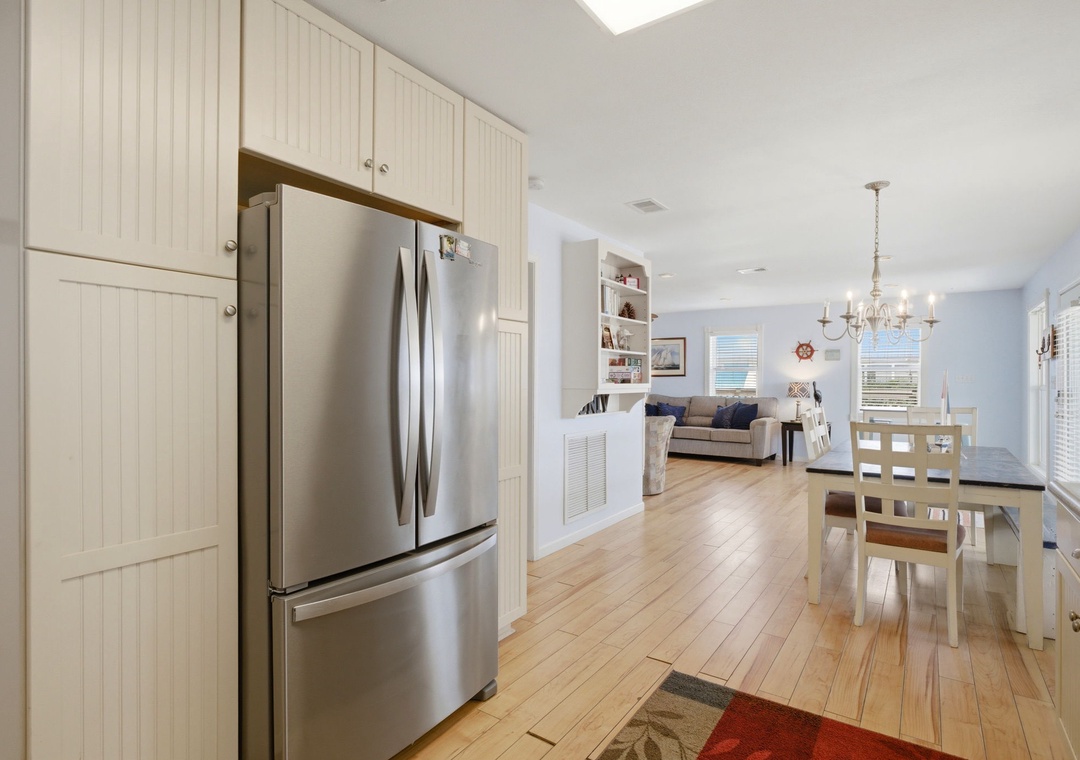 Seaswept- Kitchen View towards Living Room