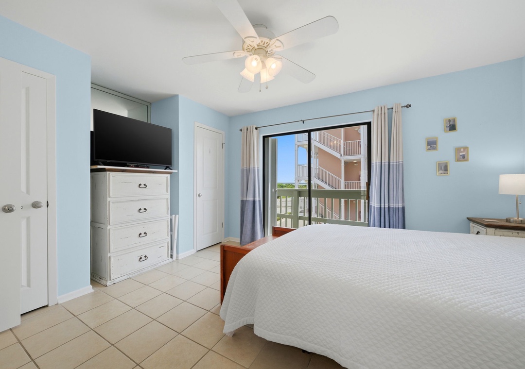 Beachwalk 5- Bedroom 1, TV & Balcony