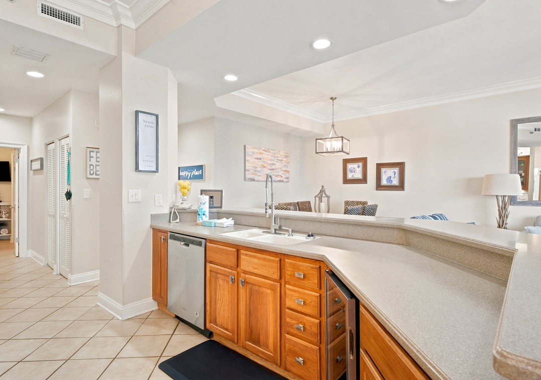 SeaChase 1104C-Your bright, open kitchen features plenty of counter space, modern appliances, and a welcoming flow into the living area—perfect for gathering and enjoying meals together.
