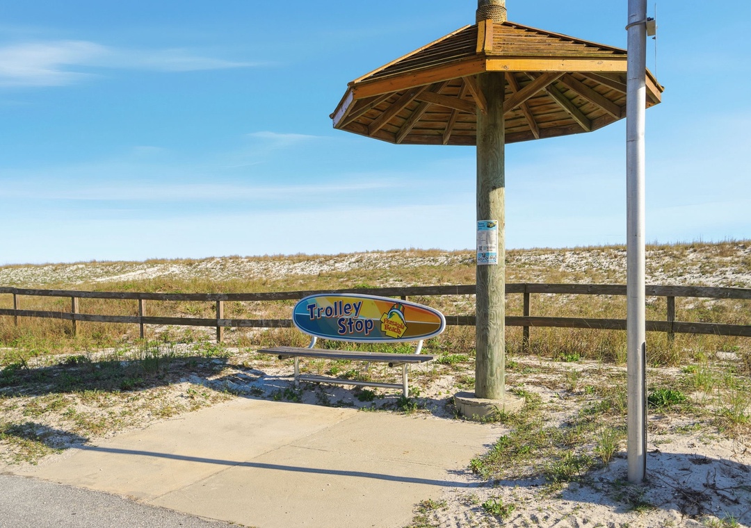 Palm Beach Club- Beach Trolley