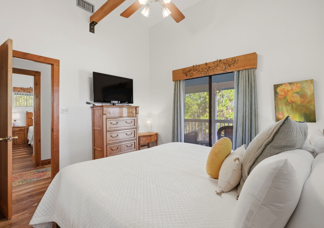 Caribbean Breezes- Bedroom 1, TV & Balcony