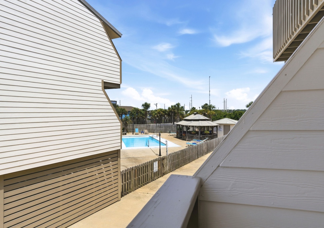 Beachwalk 5- Balcony View of the Pool