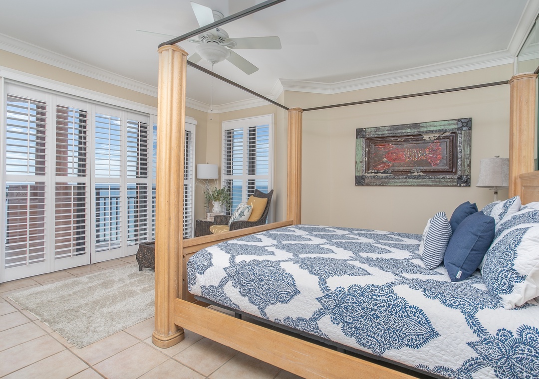 Seachase 1104C- Bedroom 1 View to Balcony