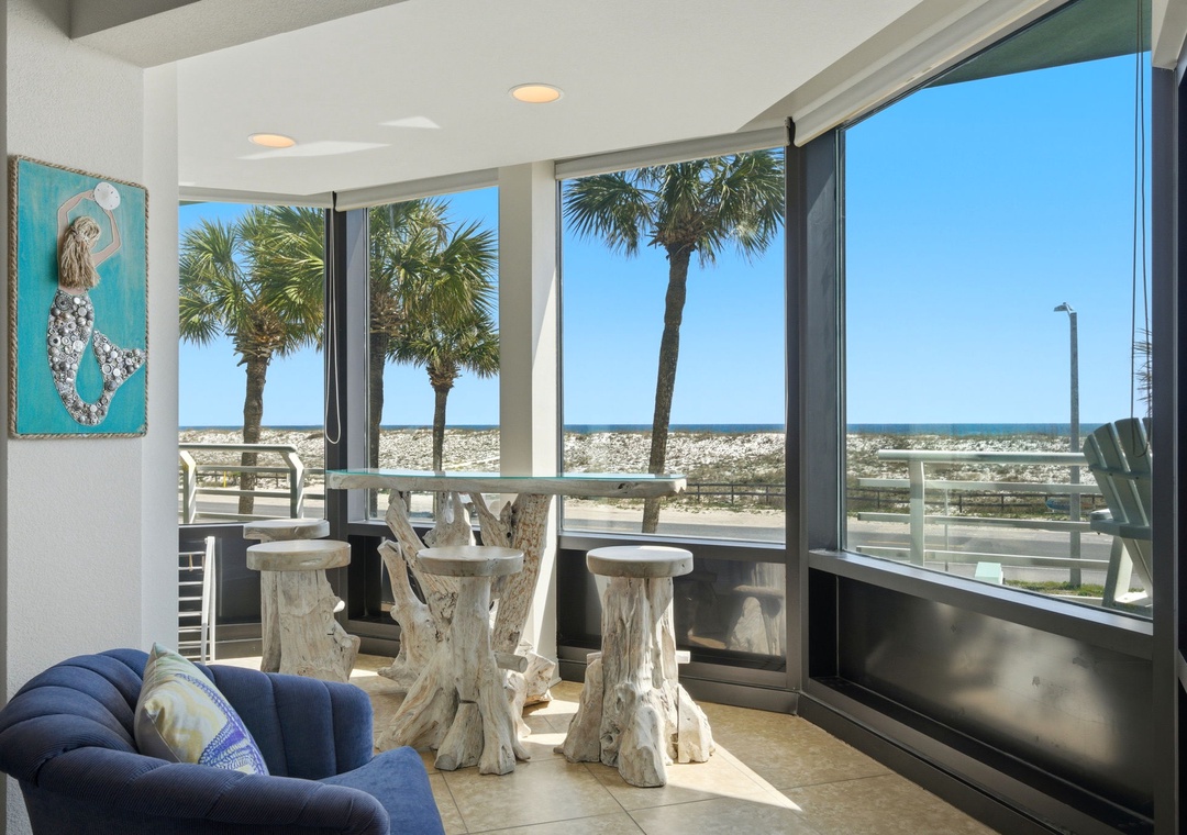 Palm Beach Club 119- View towards the Beach.