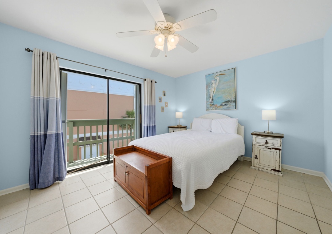 Beachwalk 5- Bedroom 1 & Balcony