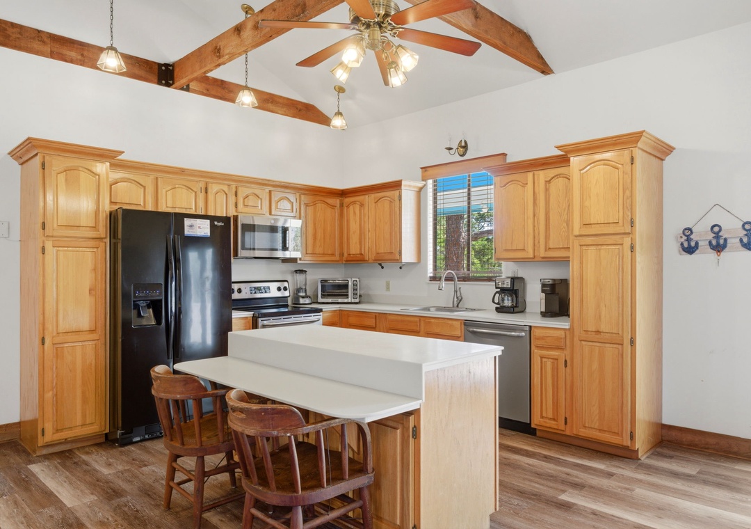 Caribbean Breezes- Kitchen View with Bar Seatting