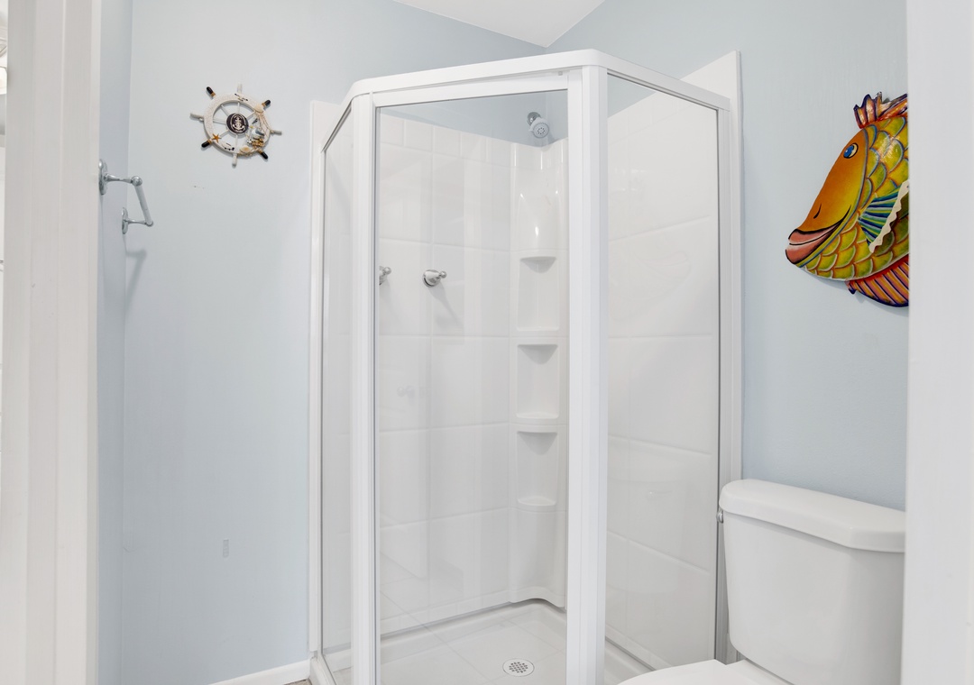 Bathroom 1 View with Stand Alone Shower