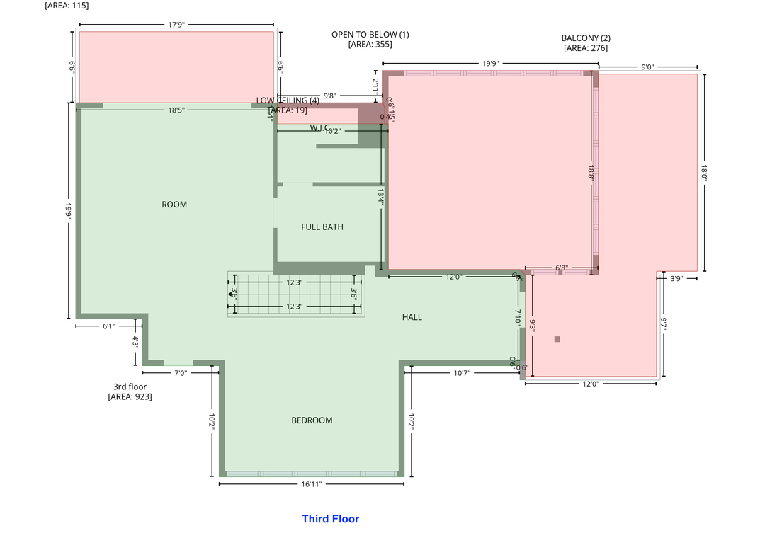 6-Casa de Madera Pensacola Beach- Third Floor Plan