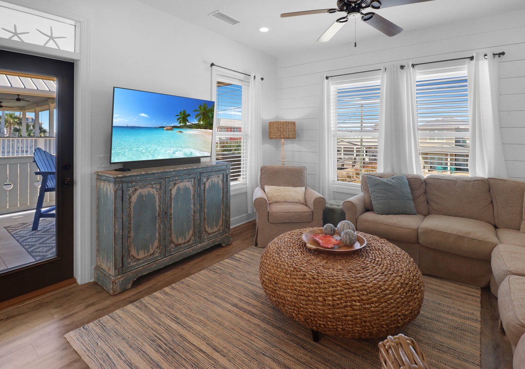 Shellfish Cottage Living Room