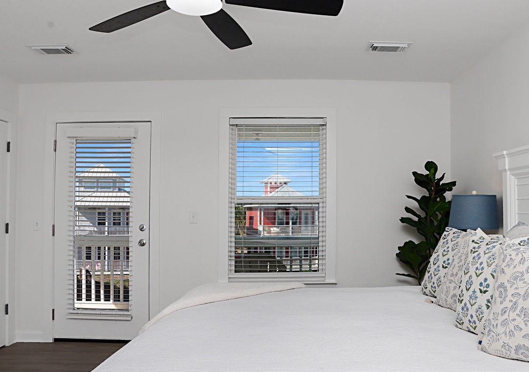 Master Bedroom - Canal Front Deck