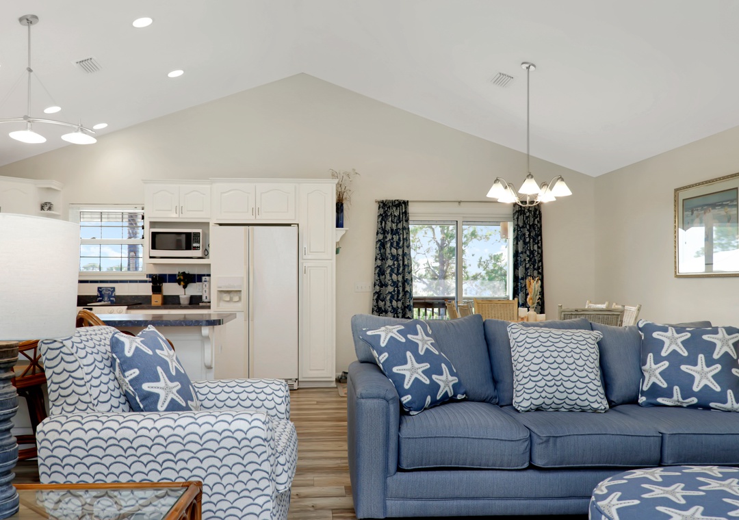 Living Room and Dining Area