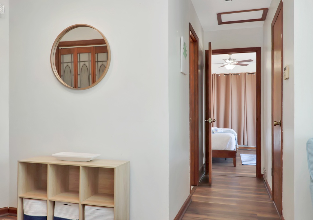 Entryway and Guest Bedroom
