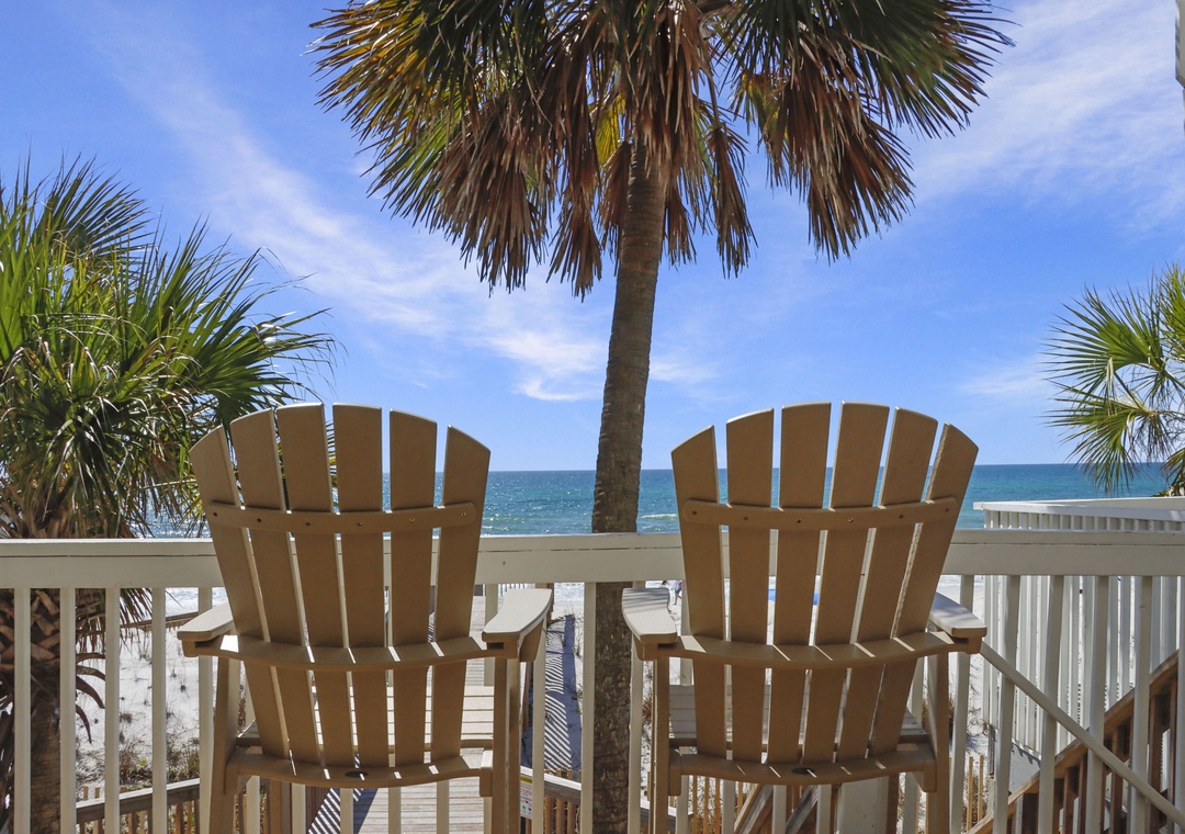 Beach Front Deck on Main Level