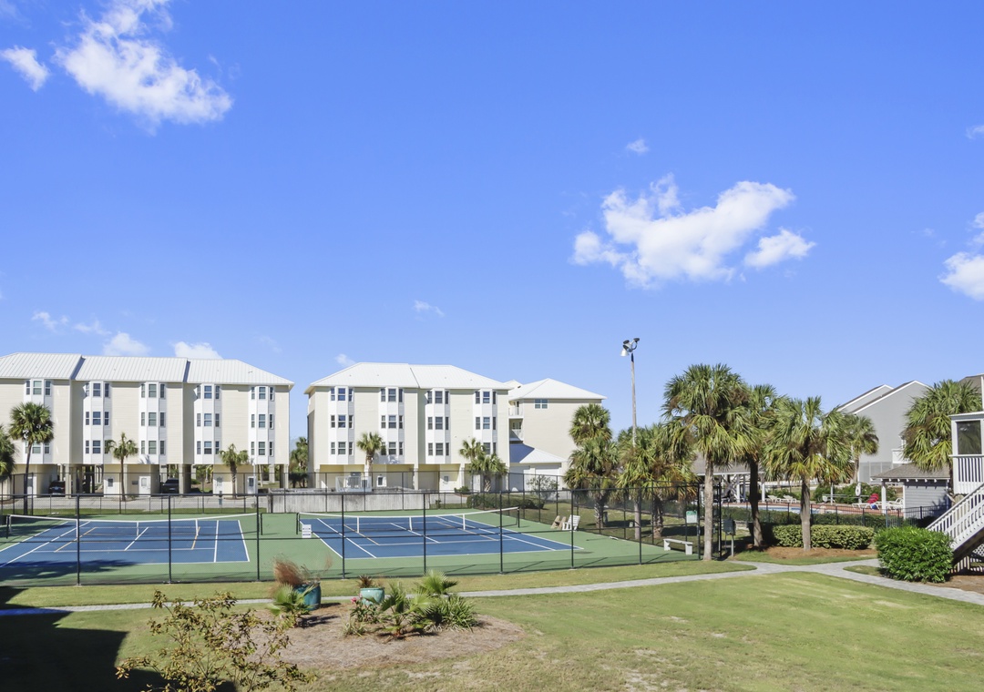Main Floor Deck - View of Tennis Courts