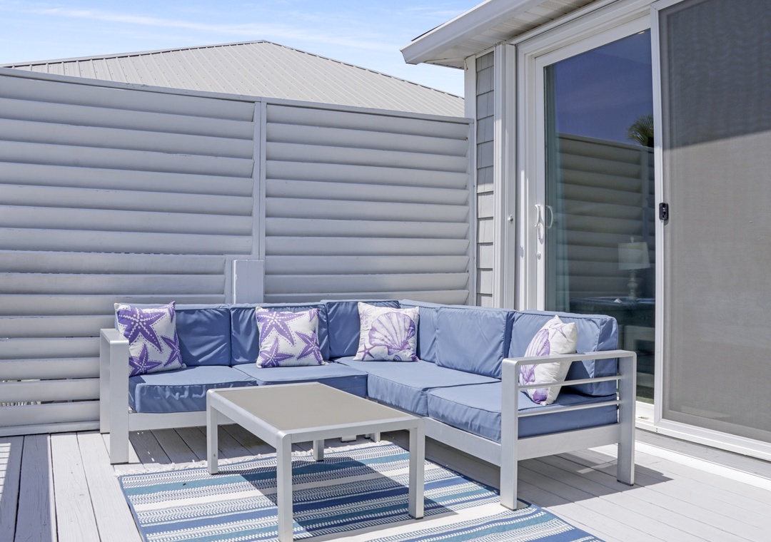Seating Area on Open Sundeck