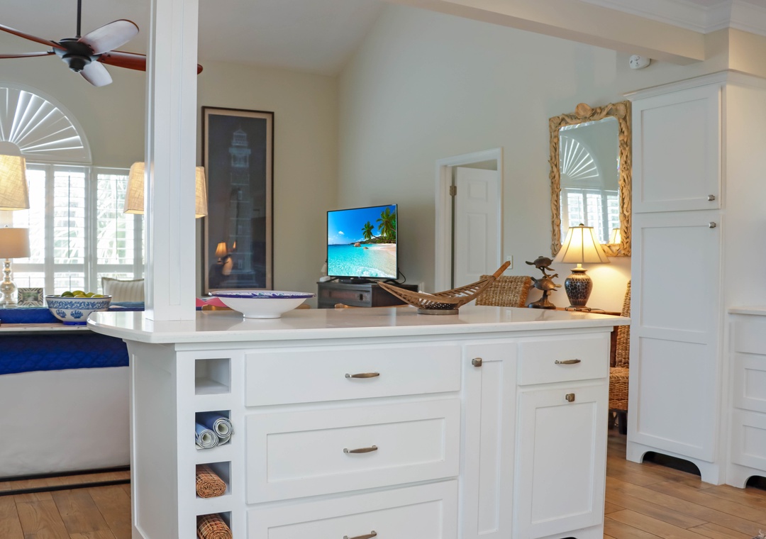 Kitchen View with Bar