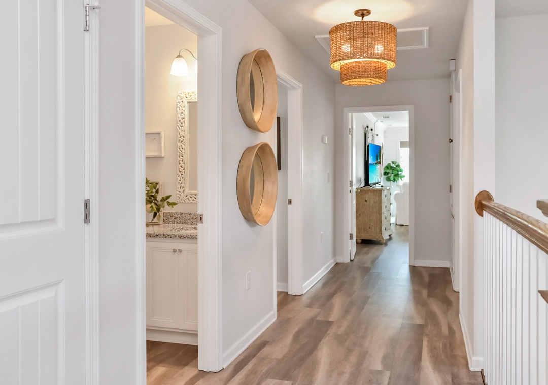 Full Bathroom and Bedrooms