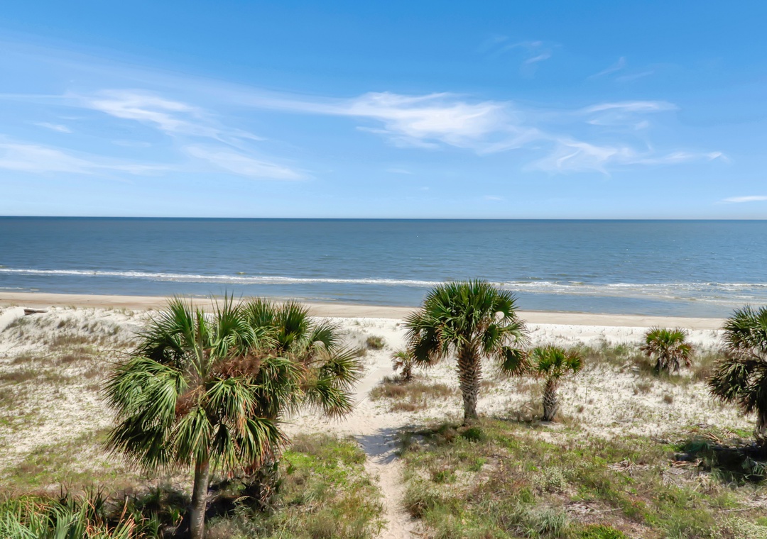 Bedroom 1 - Beach View from Deck