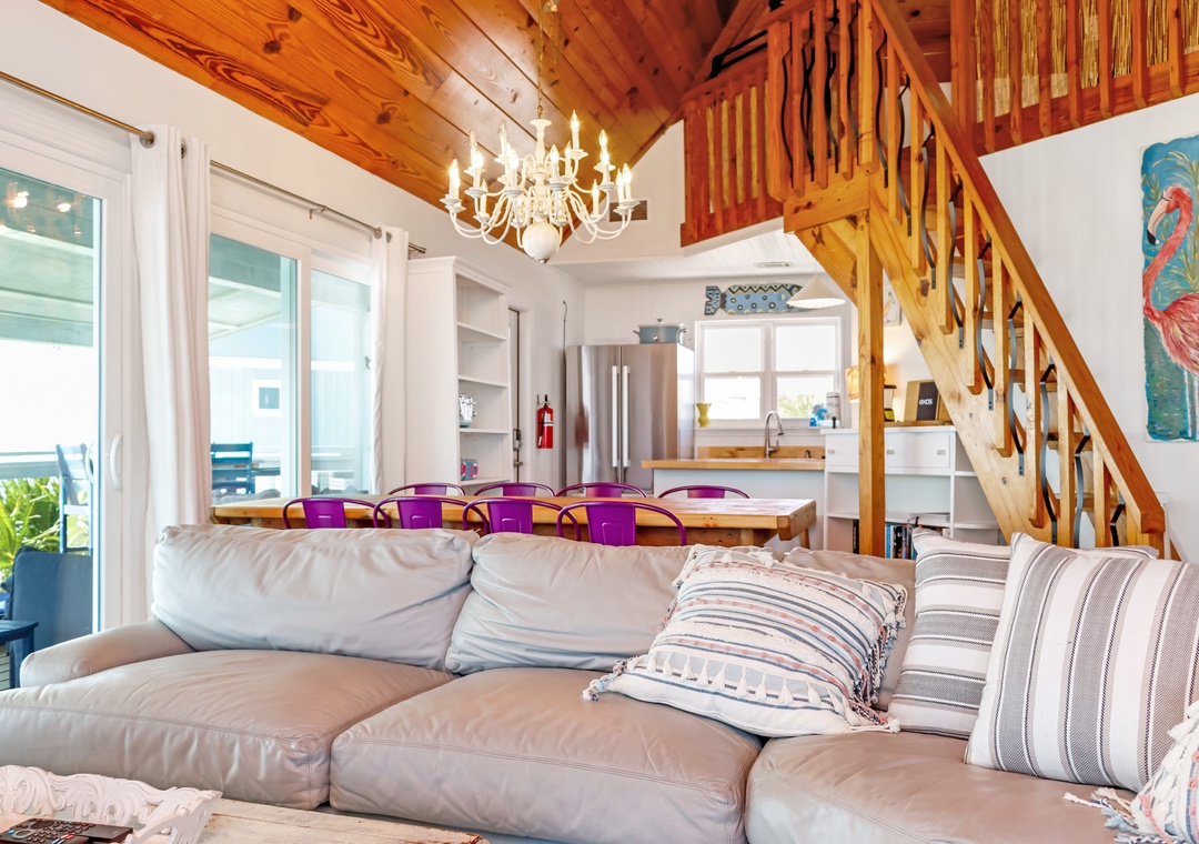 Living, Dining and Kitchen