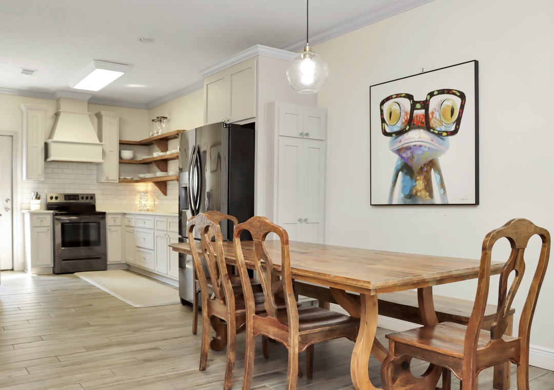 Dining Area and Kitchen