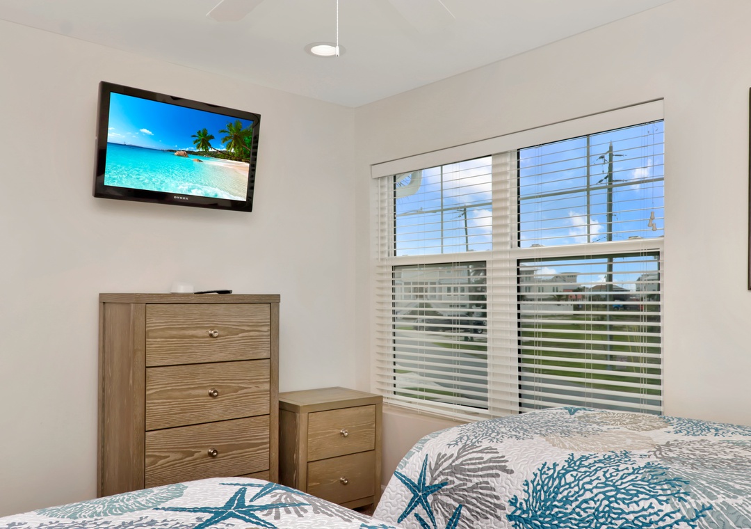 Bedroom 1 with TV