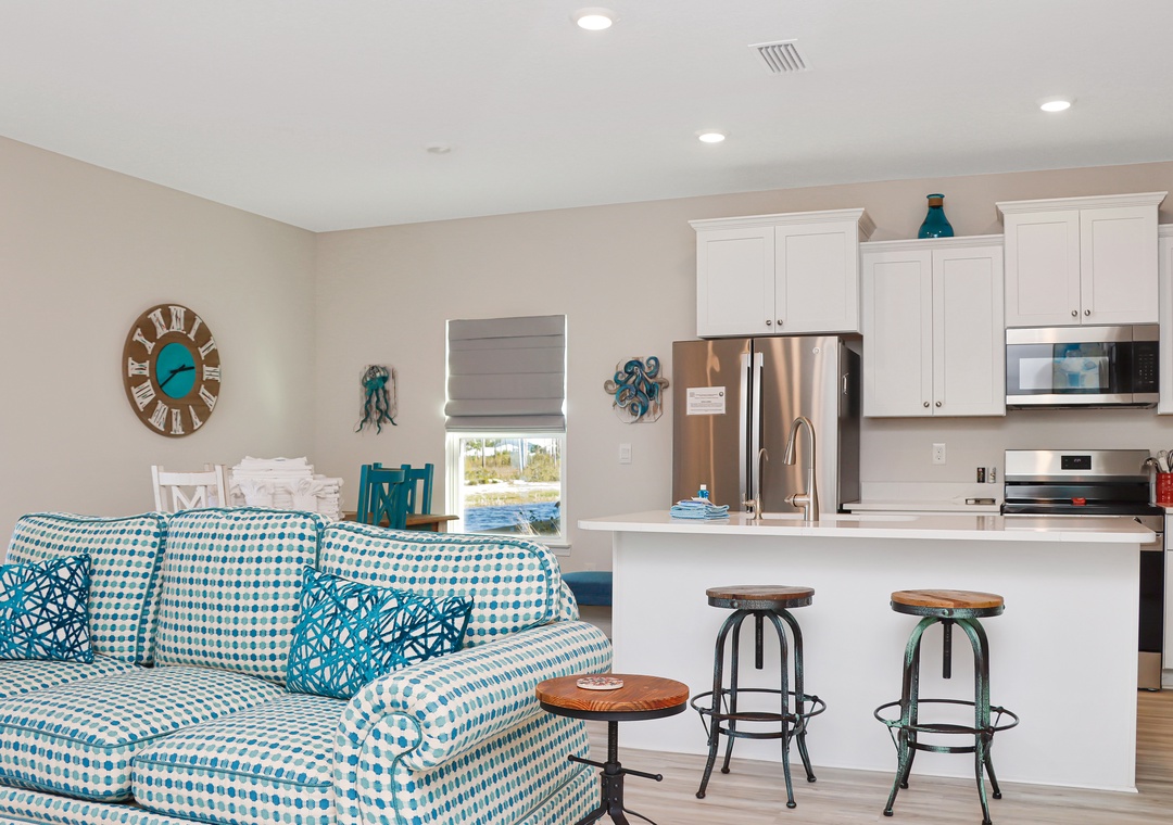 Living Room and Kitchen