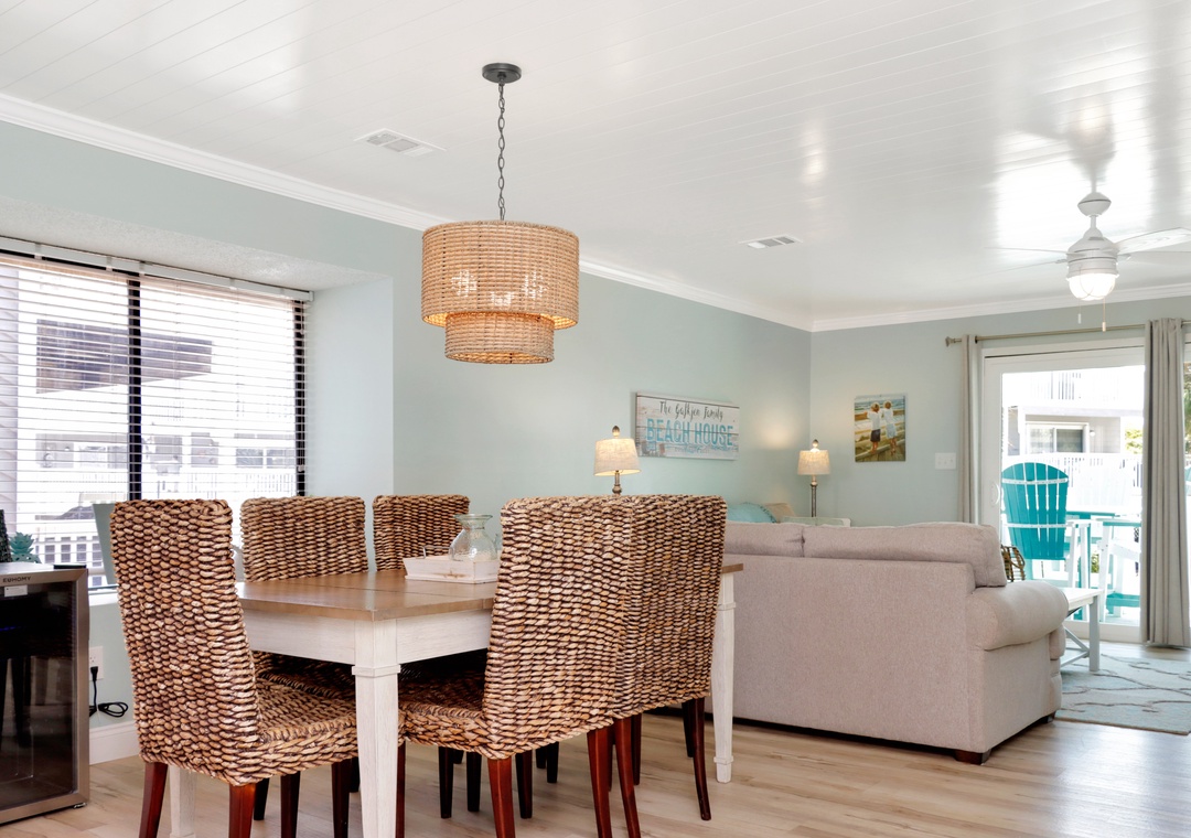 Dining Area and Living Room