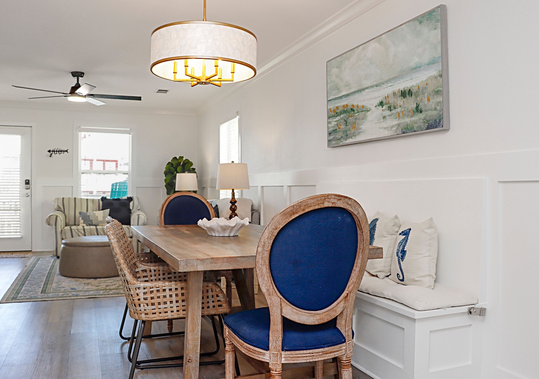 Dining Area and Living Room