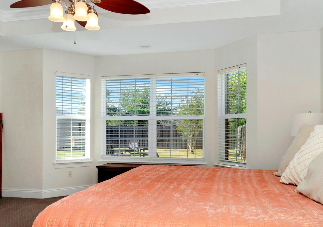 Bedroom 1 - Backyard View