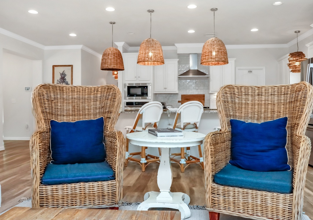 Living Room with Captain's Chairs
