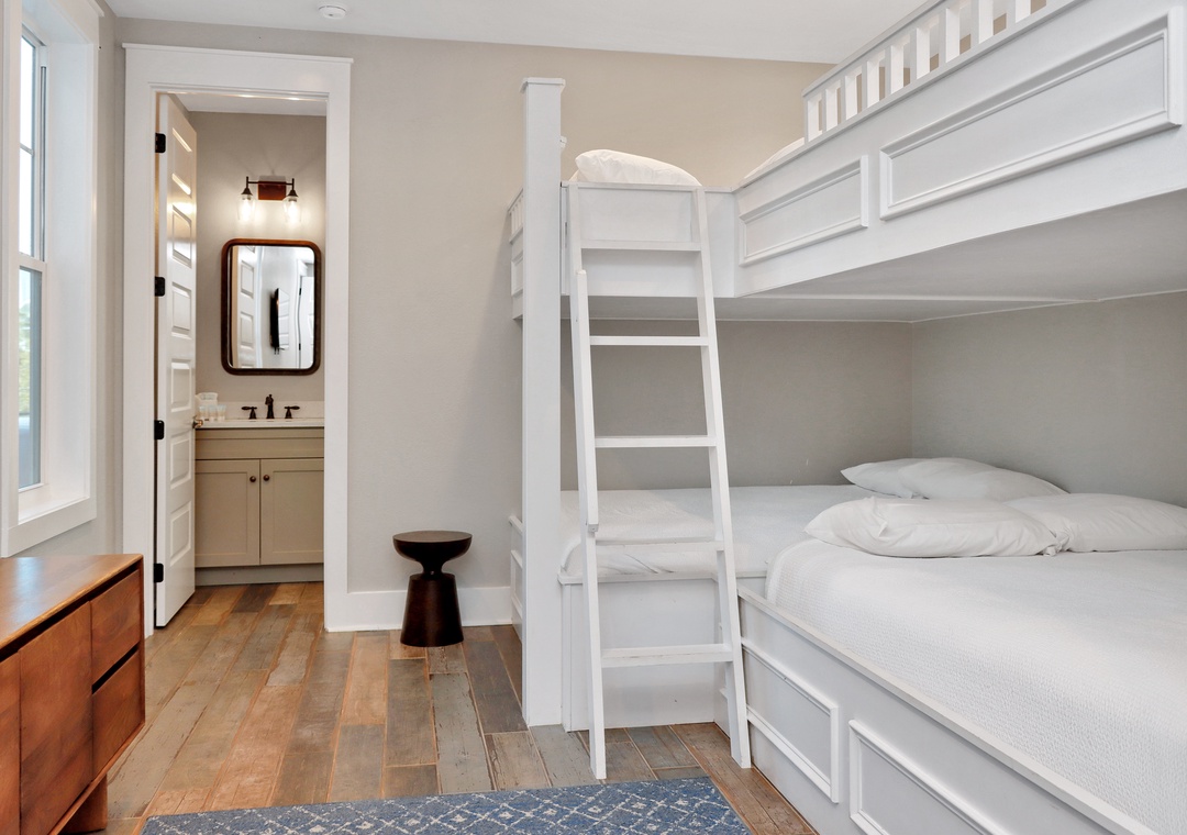 Bedroom 1 - Bunk Room with Full Bathroom