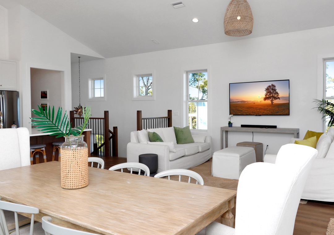 Dining Area and Living Room
